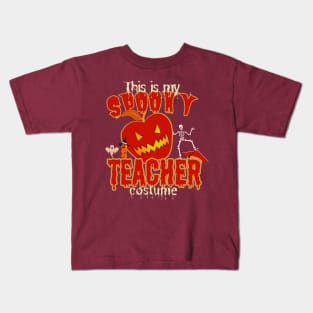 This is my Spooky Teacher-Halloween Kids T-Shirt